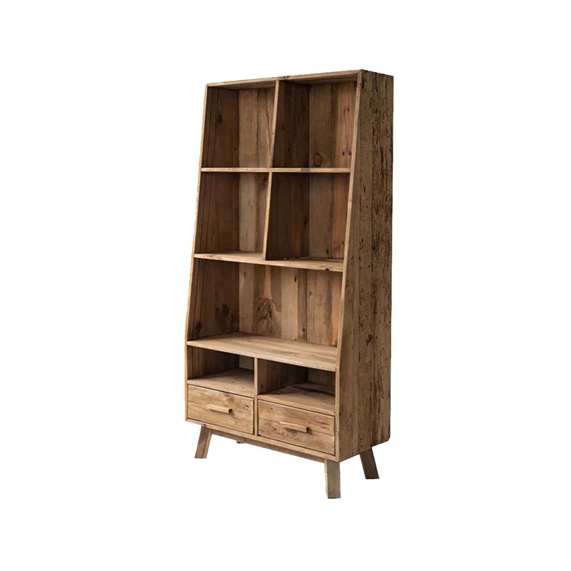 Home Multi-Functional Solid Wood Light Luxury Bookcase.