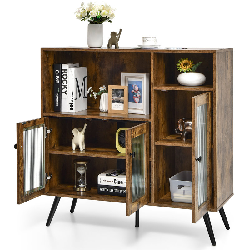 Spirgel 97Cm W x 100Cm H x 34Cm D Standard Base Cabinet, Brown