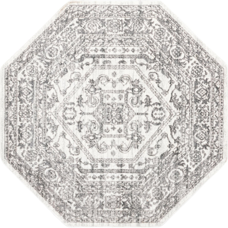 Oriental Indoor Rug, Octagon 5'3"