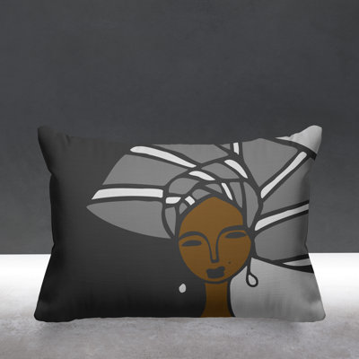 Outdoor Reversible Throw Pillow