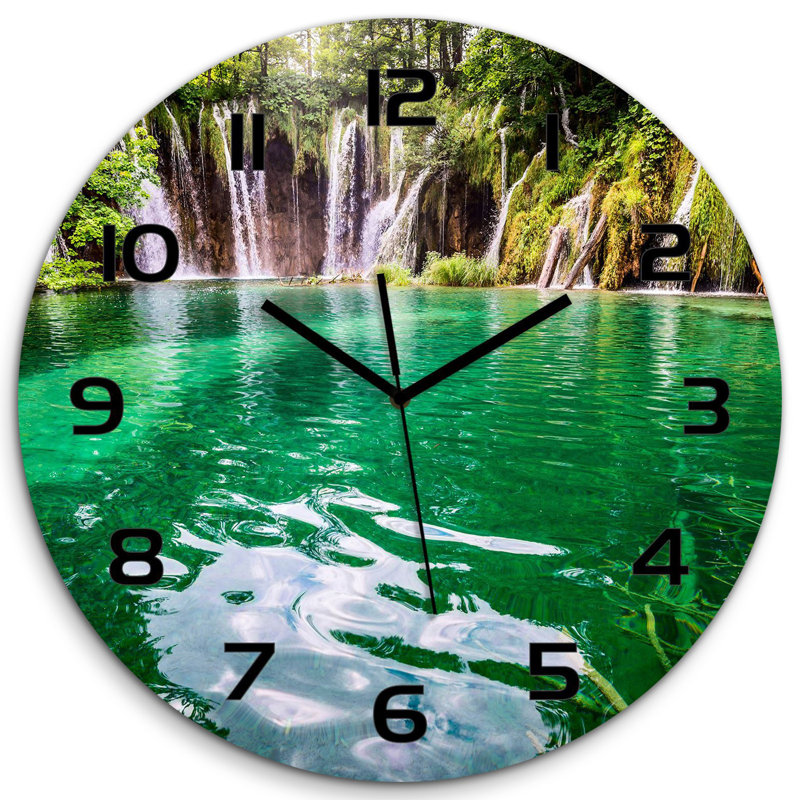 Jisele Glass Wall Clock