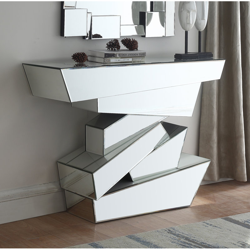 Reshawn 48'' Glass Console Table