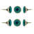 Turquoise sélectionné