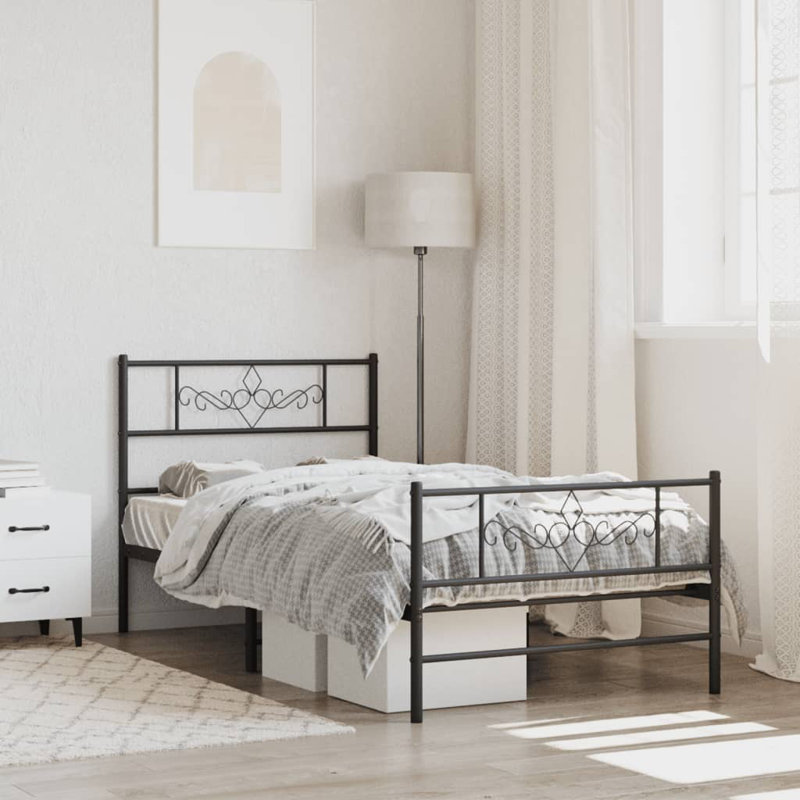 Steel Bed Frame, European Single (90 x 200 cm)