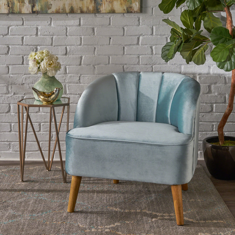 Armchair, Seafoam Velvet