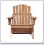 Chaise Adirondack pliante en bois surdimensionnée avec dossier et siège pré-assemblés, parfaite pour le jardin, la cour et le patio-1757603149