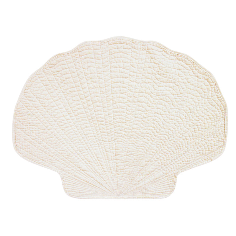 Ensemble de napperons 6 pièces Angelina, Blanc
