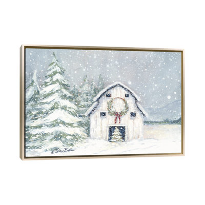«A Vintage Tree Farm Tradition III», reproduction d'art sur toile encadrée