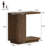 Solid Wood End Table, C-Shaped Side Table for Sofa, Bed