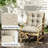 Anjelyka 22"W X 22"D Outdoor Cushions 5" Indoor And Outdoor Seat/Back Cushion-269089465