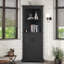 Armoire de coin haute avec portes, armoire de salon