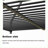 Twin Over Full Metal Bunk Bed Frame - No Box Spring Needed, Silent Anti-Shake, Black &amp; White, for Guest Room/Dorm