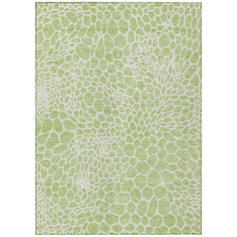 Colwart Geometric Indoor / Outdoor Rug, Rectangle 8' x 10'
