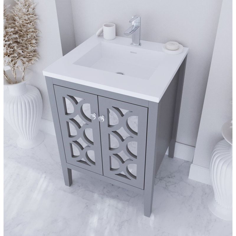 Ensemble de meuble-lavabo simple 24 po Goodrum Stone