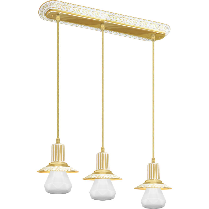 Fogg 3 - Light Gold LED Bell Pendant