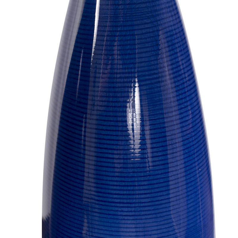 Quijano Glaze Ceramic Vases, 2/Set, Cobalt Blue
