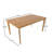 Modern Scandinavian Rectangular Wood Dining Table-295152605