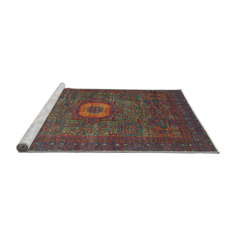 Abstract Indoor Rug, Square 3'