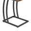 Table d'appoint antique muscade et bronze industriel-602100810