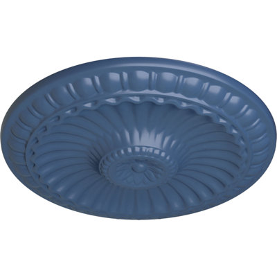 Médaillon de plafond Endurathane Linus, DE 11 1/4 po x P 1 1/8 po, finition Americana peinte à la main