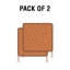Outdoor Waterproof Square Seat Cushion Cover, Individual Box Cushion Sofa Couch Cover With Piping-1310062399