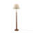 Verla Tapered Faux Wood Dimmable Floor Lamp