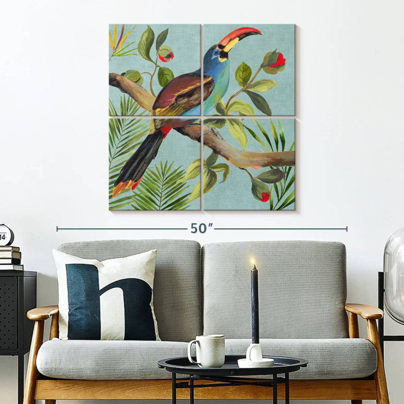 Brampt Paradise Toucan I, 32" H x 32" W