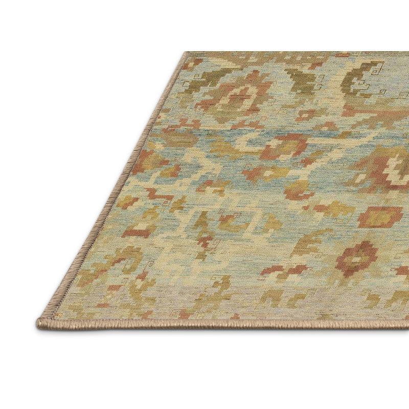 Tapis 100% abstrait lavable à la machine 1651, Rectangle 7 pi x 10 pi