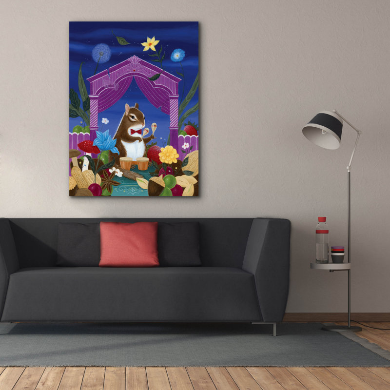  «A Theatre For Thomas» par Gina Matarazzo, art mural sur toile, 40 po x 54 po, H 54 po x l 40 po