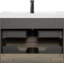 Meuble-lavabo flottant 30 po avec lavabo, rangement mural moderne pour salle de bain-502826060