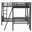 Metal Loft Bed Attached, With A Desk