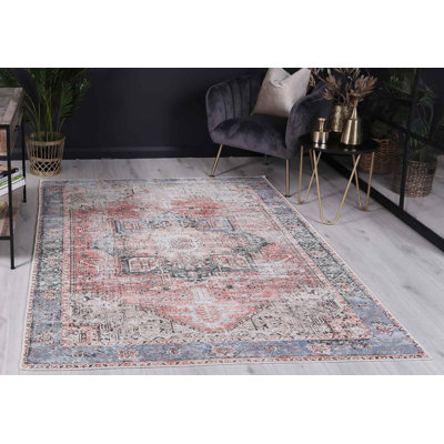 Glendal Cotton Oriental Indoor Rug