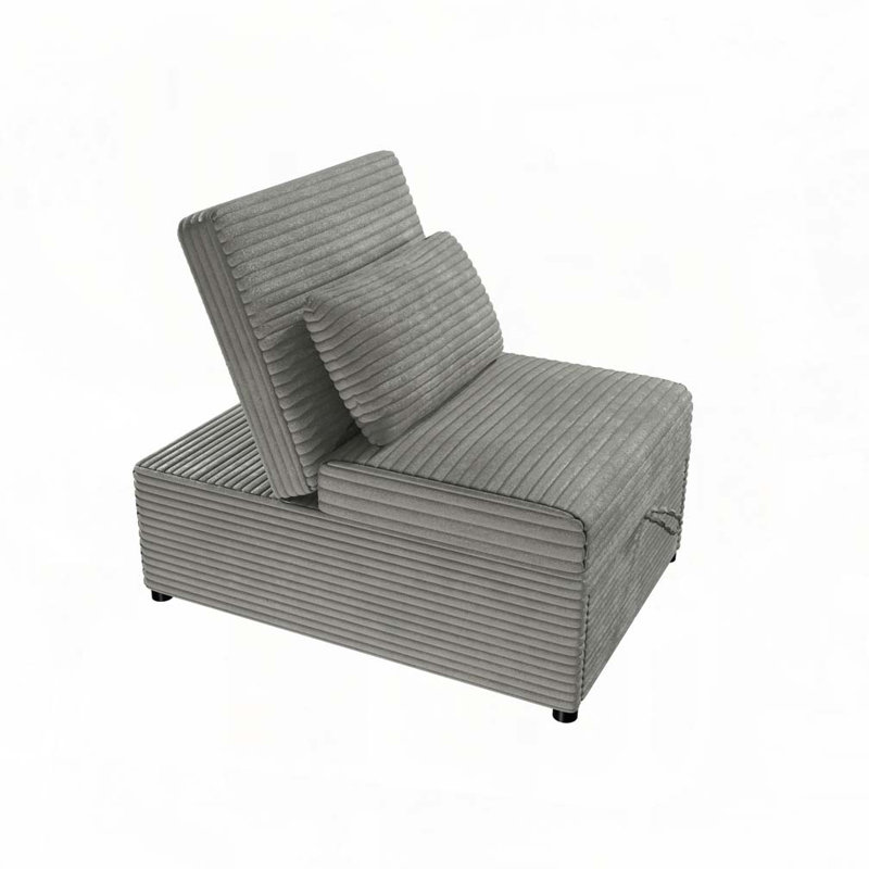 Fauteuil convertible Corduroy, Fumée 