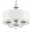 Lampert 3-Light Dimmable Drum Chandelier with Fabric Shade -1429370824