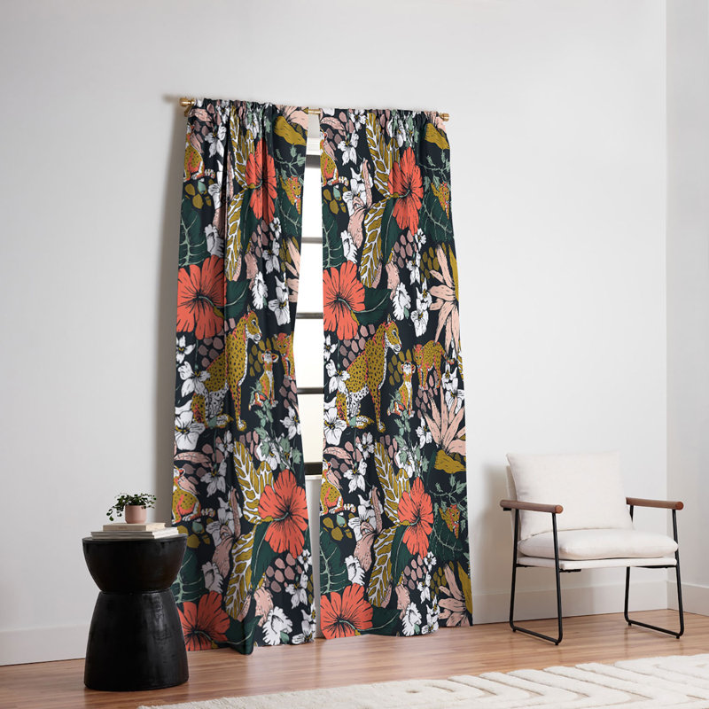 Xiangle Blackout Curtain Single Panel, 50" W x 96" L