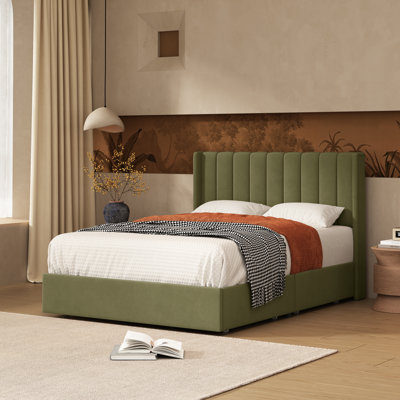 Jeilyn Upholstered Platform Drawer Storage Bed