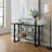 Kootenai 56'' Glass Top Console Table