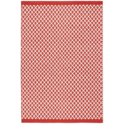 Mainsail Red Handwoven Indoor/Outdoor Rug