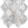 Santorini 13.75" x 13.88" Diamante Marble Grid Mosaic Wall Tile
