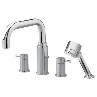 Serin 2 Handle Deck Roman Tub Faucet with Diverter