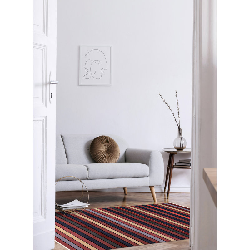 Boho Kilim rouge 6 pi 0 po x 9 pi 0 po