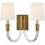 Thomas O'Brien Vivian Double Sconce-89439409-89439407