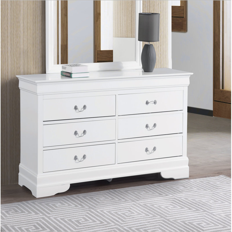 Commode Louis Phillipe G3190-D, Blanc