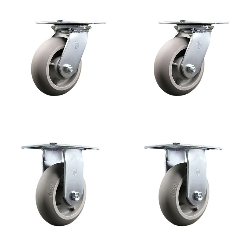 4-Piece Thermoplastic Caster Set