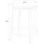 Ensemble de 2 tabourets pivotants avec structure en métal
