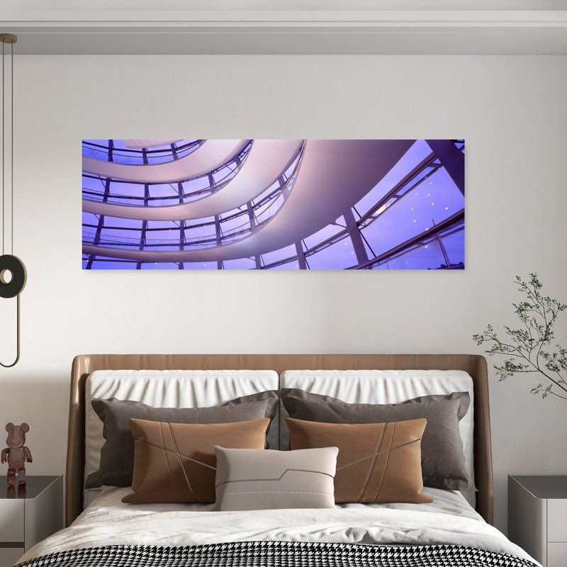 Intérieur, Reichstag, Berlin, Allemagne, architecture moderne abstraite, art mural, H 20 po x l 60 po