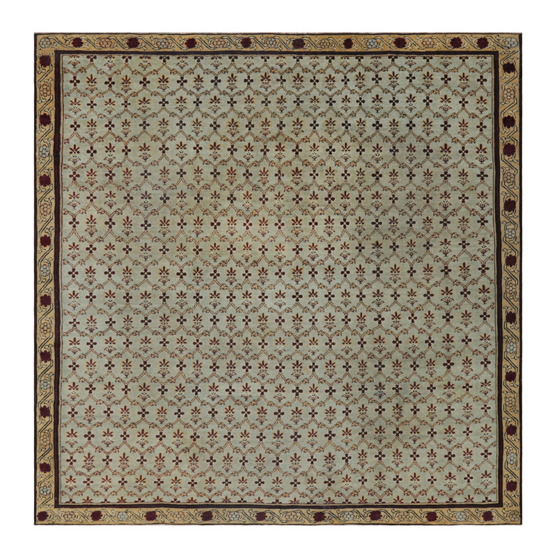 One-of-a-Kind 9’10x9’10 Hand Knotted Area Rug