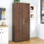 Armoire de cuisine polyvalente avec 2 portes et 3 tablettes réglables, parfaite pour le rangement organisé dans plusieurs pièces
