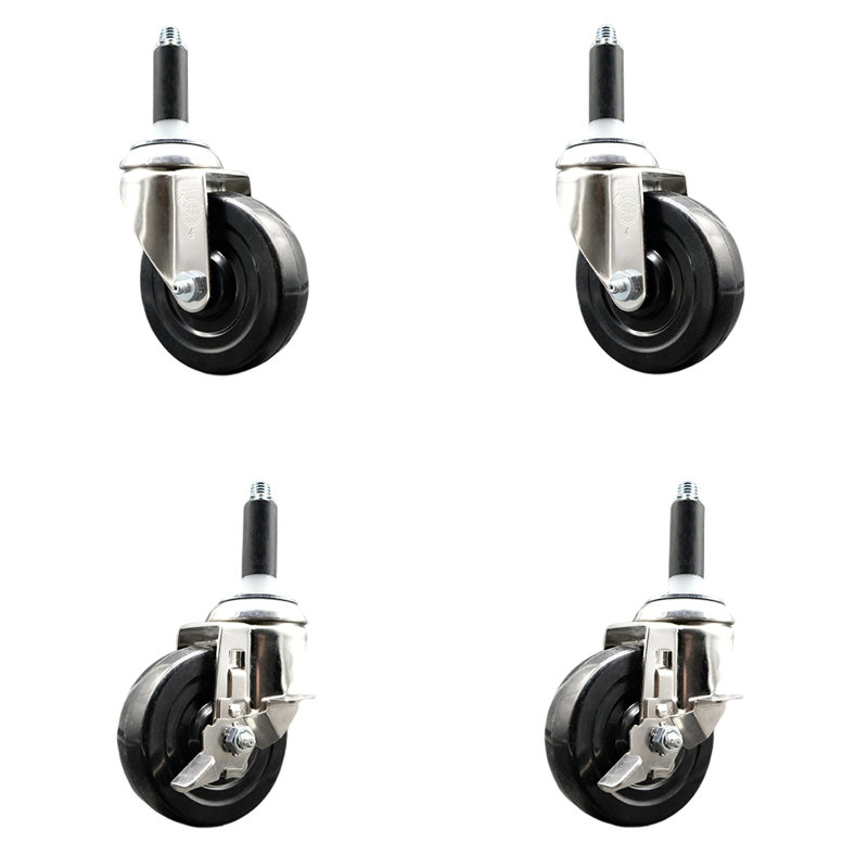 Soft Rubber Casters