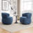 Olevide Swivel Barrel Chair-490876573